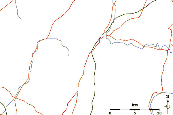 Roads and rivers around Butser Hill