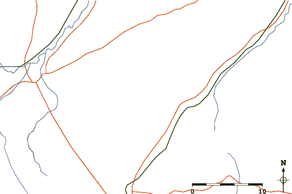 Roads and rivers around Cabezo de Altomira