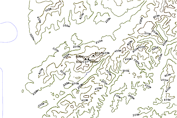 Mountain peaks around Cader Idris