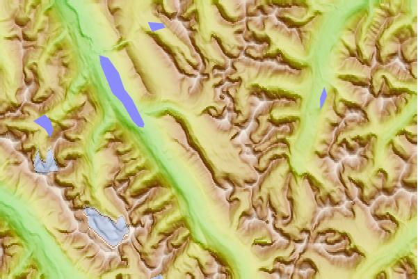 Surf breaks located close to Cadet Mountain