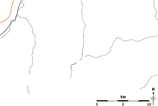 Roads and rivers around Cairngorm