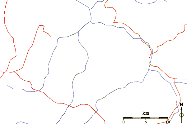 Roads and rivers around Çakirgöl or Cakirgol