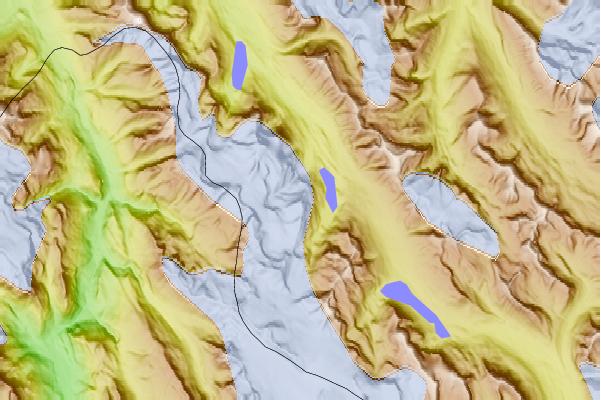 Surf breaks located close to Caldron Peak