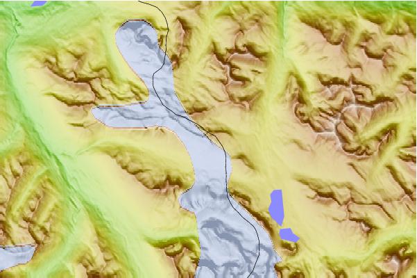 Surf breaks located close to Caniche Peak