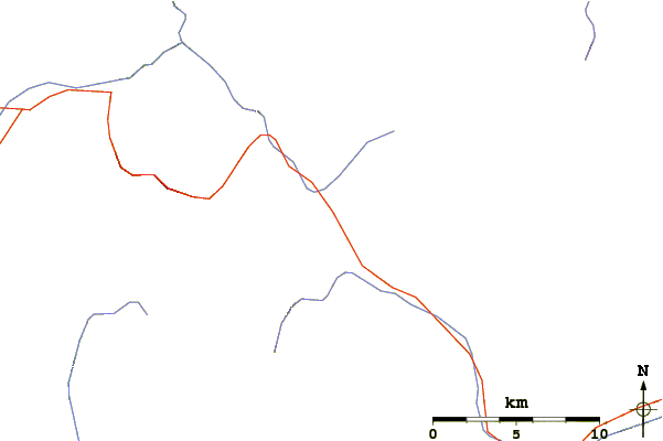 Roads and rivers around Cape Horn