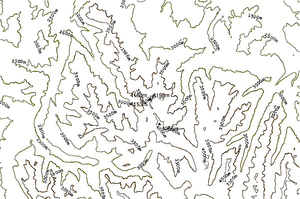 Mountain peaks around Capitol Peak