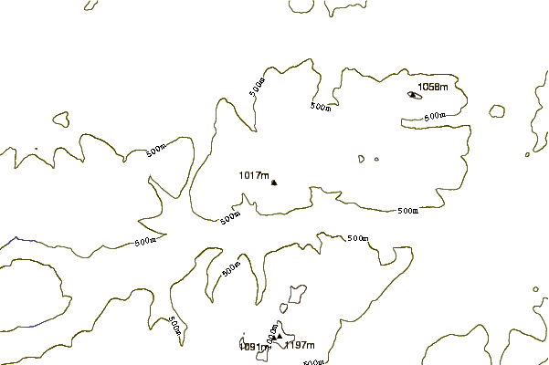 Mountain peaks around Càrn Gorm