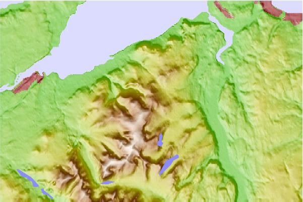 Surf breaks located close to Carnedd y Ddelw