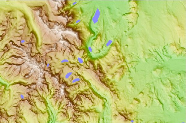 Surf breaks located close to Carson Peak