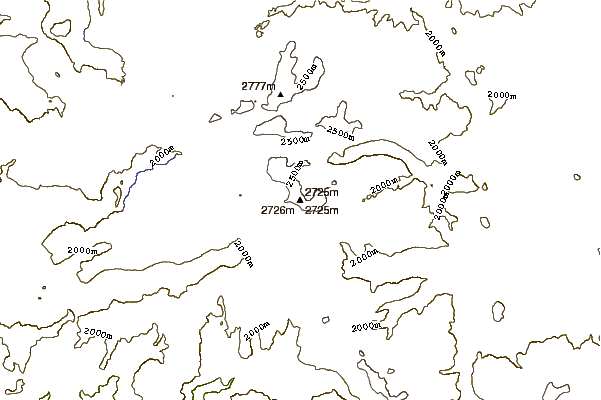 Mountain peaks around Castle Peak (California)