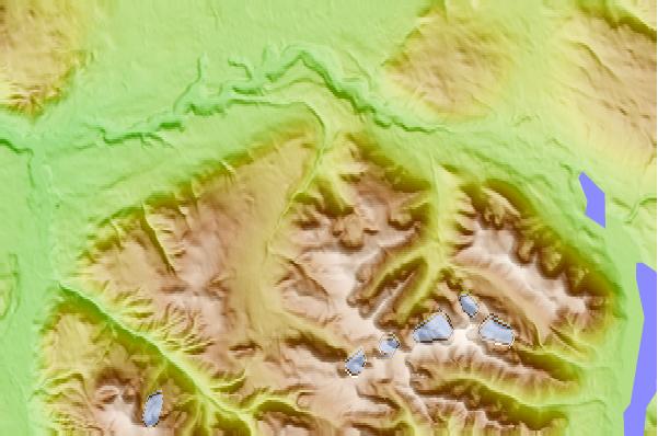 Surf breaks located close to Castle Rock (volcano)