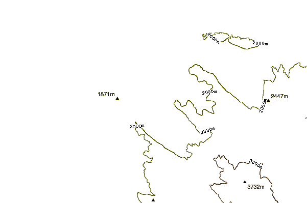 Mountain peaks around Castleton Tower