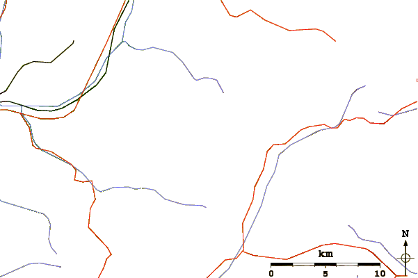 Roads and rivers around Catinaccio