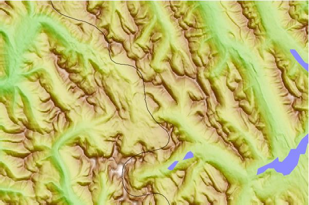 Surf breaks located close to Cave Mountain