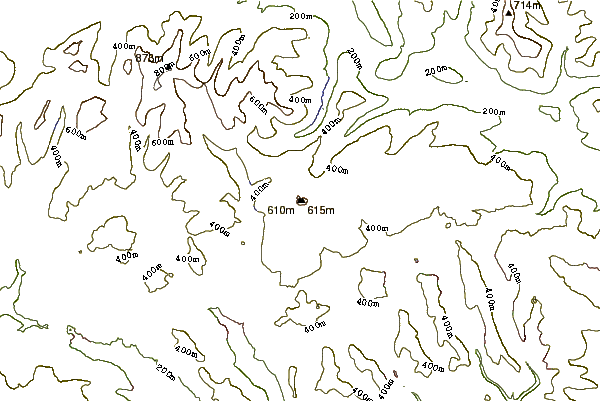 Mountain peaks around Cefn yr Ystrad