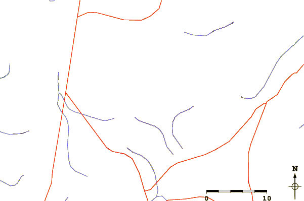 Roads and rivers around Cerro Armazones