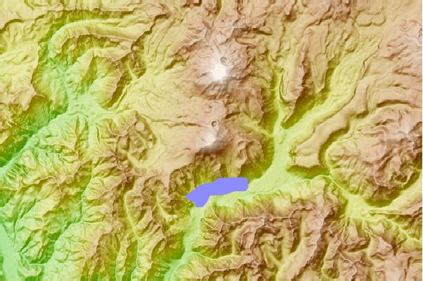 Surf breaks located close to Cerro Azul (Chile volcano)