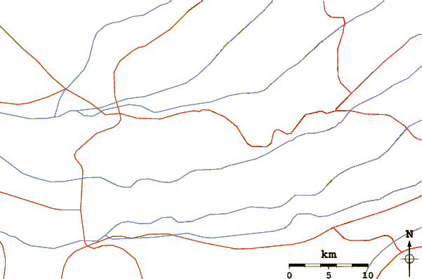 Roads and rivers around Cerro blanco/sand dune