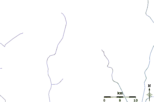 Roads and rivers around Cerro Bonete