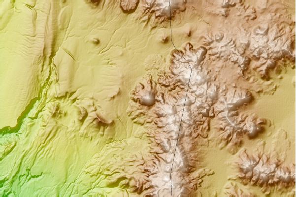 Surf breaks located close to Cerro Colorado (volcano)