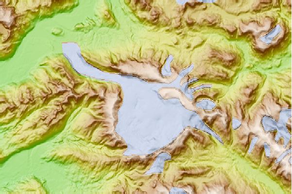 Surf breaks located close to Cerro Hudson