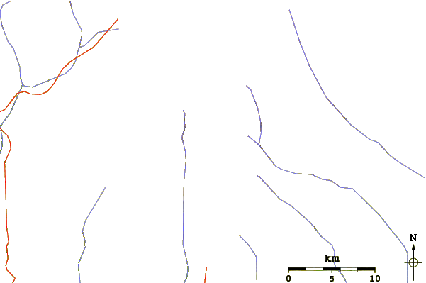 Roads and rivers around Chamlang