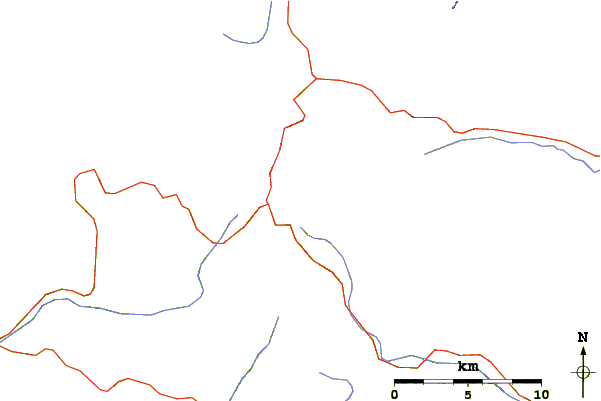 Roads and rivers around Chanchakhi