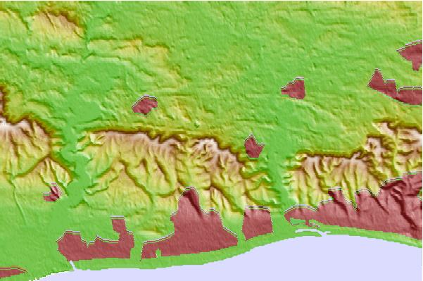 Surf breaks located close to Chanctonbury Ring