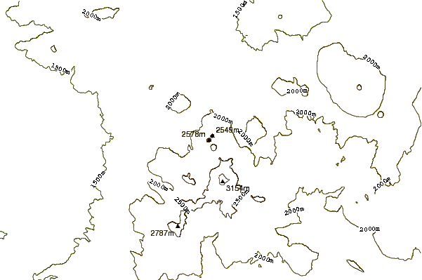 Mountain peaks around Chaos Crags