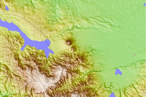 Surf breaks located close to Chato Volcano