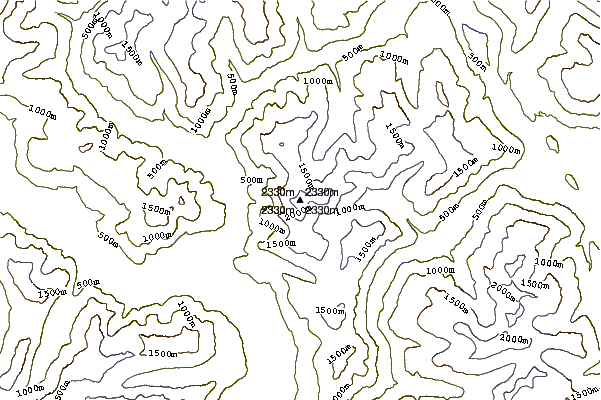 Mountain peaks around Chatsquot Mountain