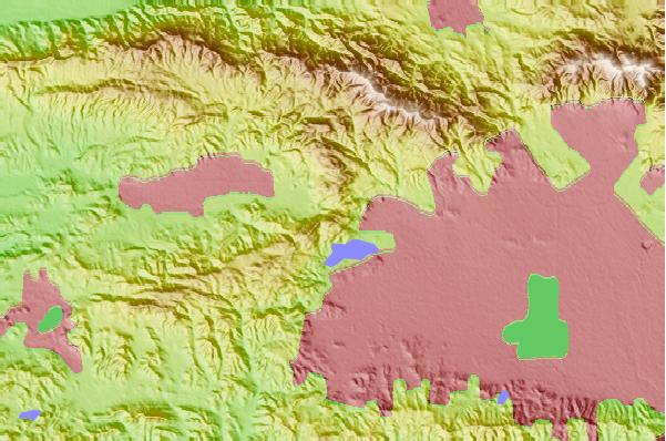 Surf breaks located close to Chatsworth Peak