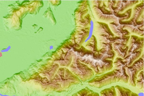 Surf breaks located close to Cheam Peak