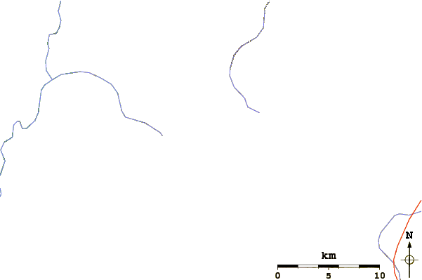 Roads and rivers around Chetco Peak