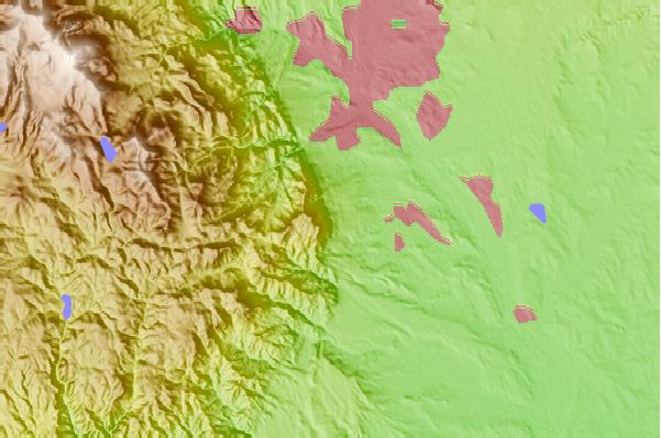 Surf breaks located close to Cheyenne Mountain