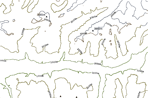 Mountain peaks around Chistehorn