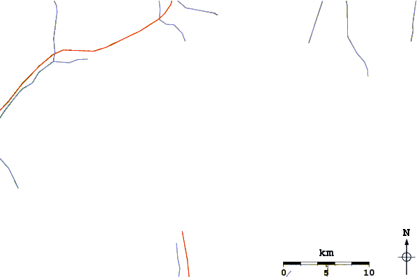 Roads and rivers around Cho Oyu or Qowowuyag ( 卓奧有山)