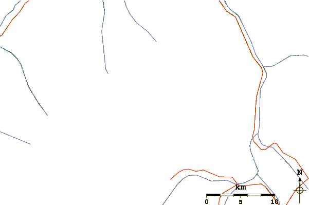 Roads and rivers around Chongra Peak