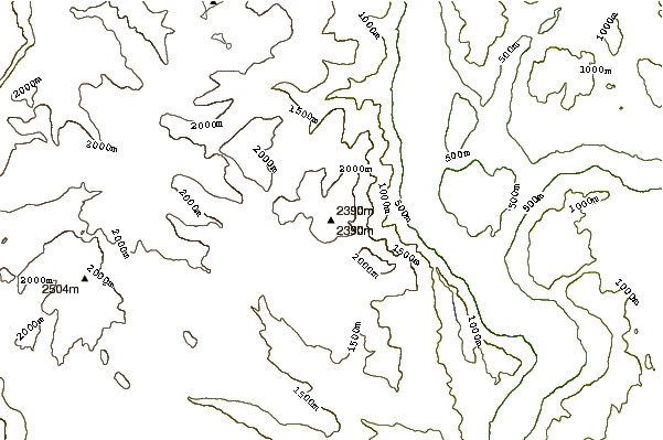 Mountain peaks around Chopaka Mountain