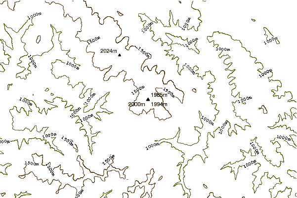 Mountain peaks around Chorna Gora