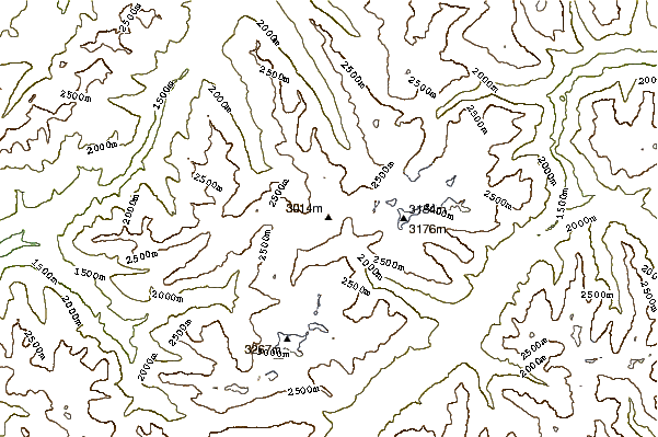 Mountain peaks around Chüealphorn