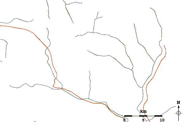 Roads and rivers around Chulu Far East