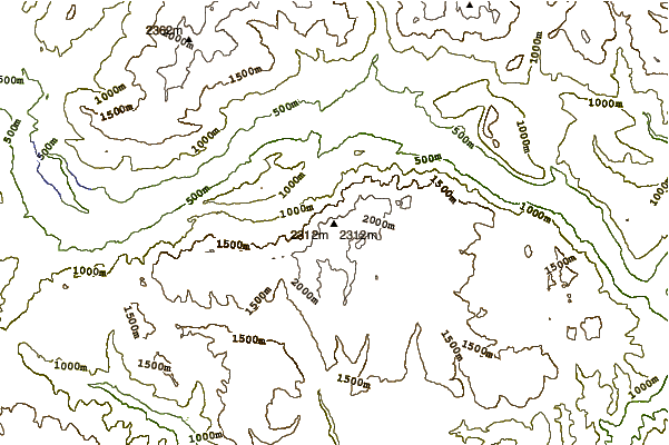 Mountain peaks around Cima Dodici