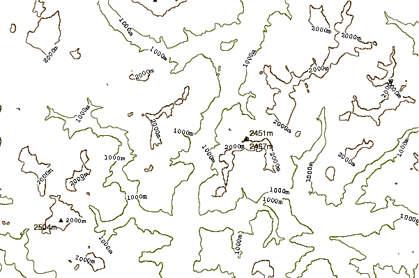 Mountain peaks around Cima Preti