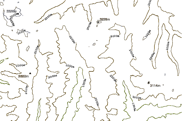 Mountain peaks around Cima de Barna