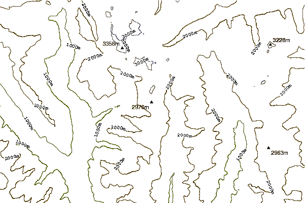 Mountain peaks around Cima dei Cogn