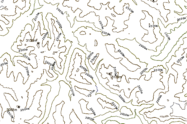 Mountain peaks around Cima del Serraglio