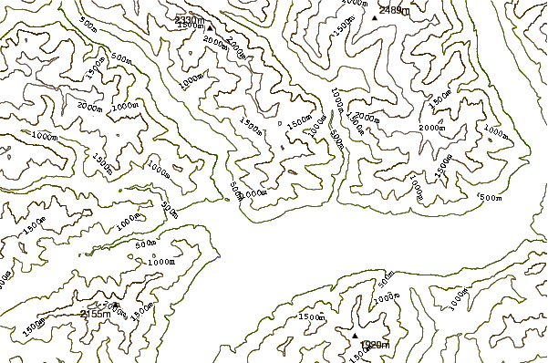 Mountain peaks around Cimetta