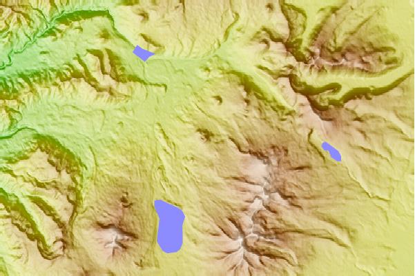 Surf breaks located close to Cinnamon Butte