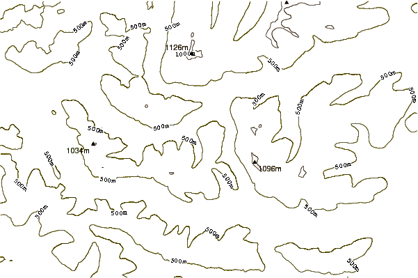 Mountain peaks around Ciste Dhubh